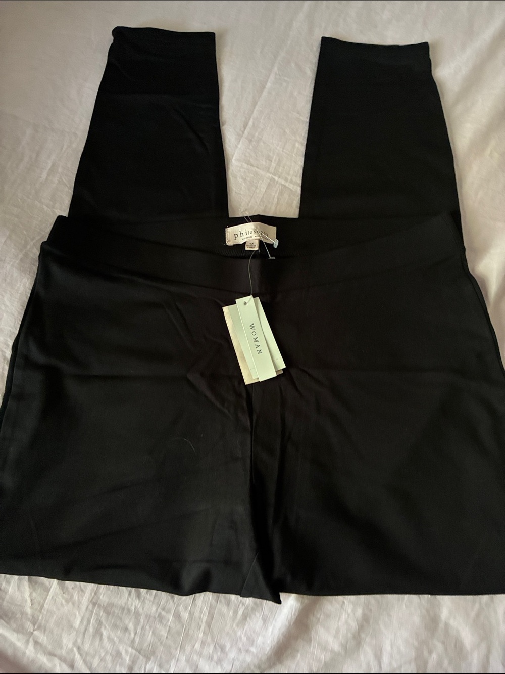 Philosophy Black Pull-On Stretch Leggings